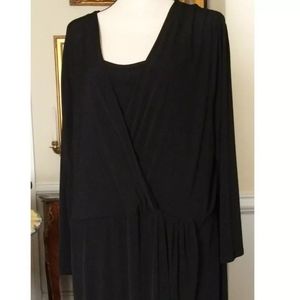 Perfect black dress 1X NWT $109 The Limited 16/18